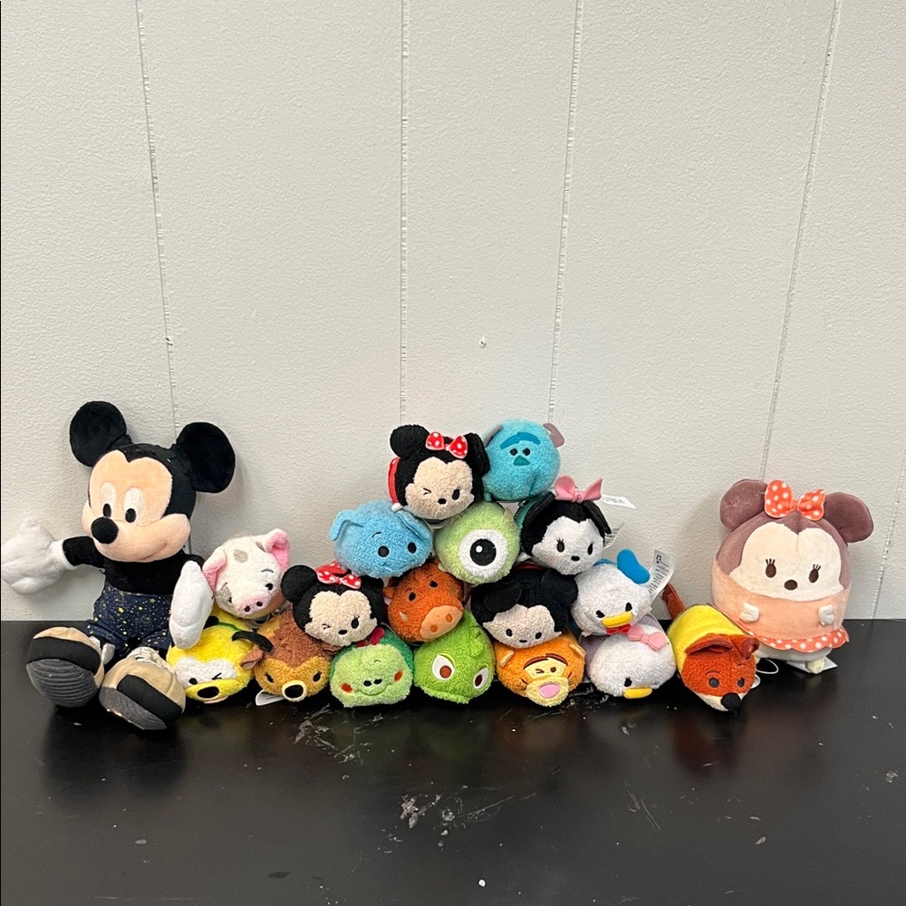 Disney Multicolor Tsum Tsum Plush Stackable Character Set